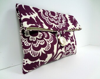 Eggplant Clutch Bridesmaid Gift Eggplant Wedding READY TO SHIP