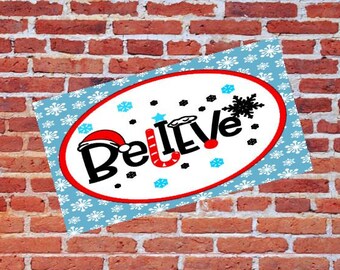 Wreath Sign, Wreath Attachment, Wreath Accessory, Christmas Wreath Sign, Christmas Sign, Christmas Wreath Attachment