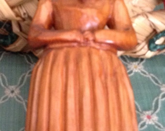 Handmade Carved Peasant Women