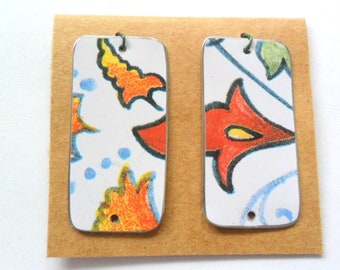 Upcycled Jewelry Tin Earring Findings