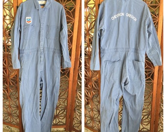 Vintage Chevron Oregon Mechanics Jumpsuit