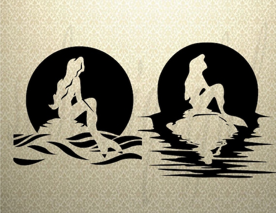 Download Mermaid SVG SVG File-Mermaid Silhouette-Mermaid cut