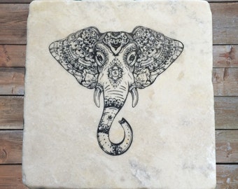 Elephant Drink Coasters Set