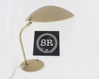 Vintage Shrink Paint table lamp, mid-century desk lamp, 1950s