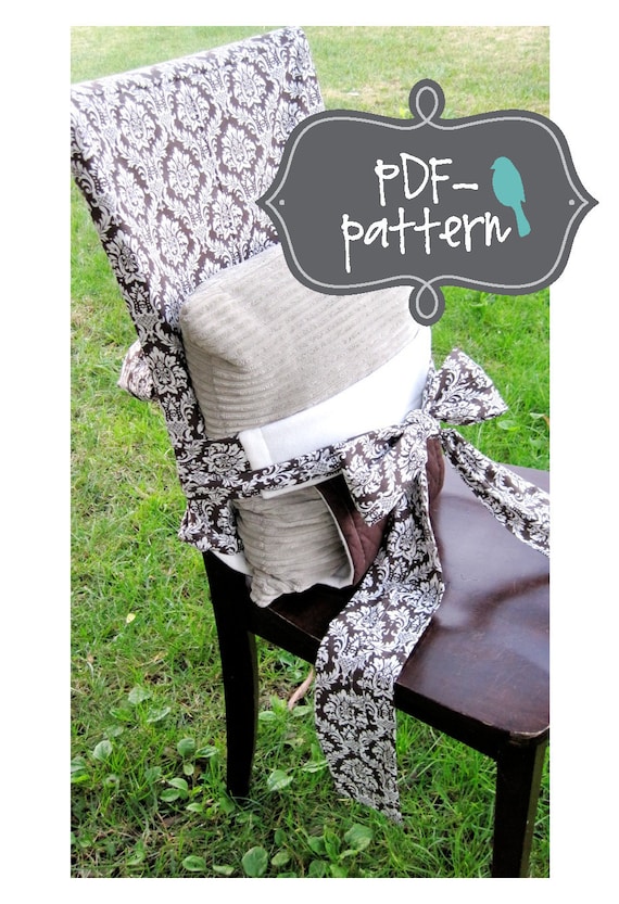tie on child chair pdf instant download sewing pattern