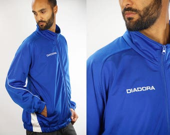 DIADORA Track Jacket / Windbreaker Diadora / 90s Windbreaker / Tracksuit Jacket Diadora / 90s Windbreaker / Wind Breaker Diadora / 90s Sport