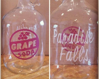 Carl and Ellie Paradise Falls 1gallon glass jar