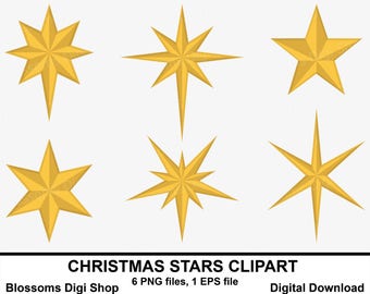 christmas star etsy