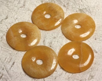 Gemstone - yellow Donut Pi 40mm 4558550025395 Calcite pendant