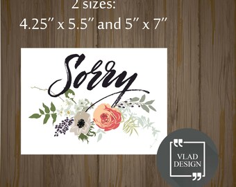 Refreshing image regarding printable sorry cards Selective image in printable sorry cards