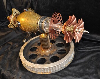 Ray Gun " INTERSTELLAR CONFIGURATOR RAYGUN " Table Top Steampunk Sci-fi Victorian Industrial