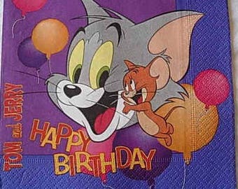 Happy birthday paper towel
