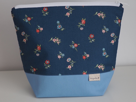 Blue Liberty Print Project Pouch