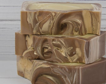 Amber Soap - Patchouli - Sandalwood - Vanilla - Homemade Soap - Cold Process Soap