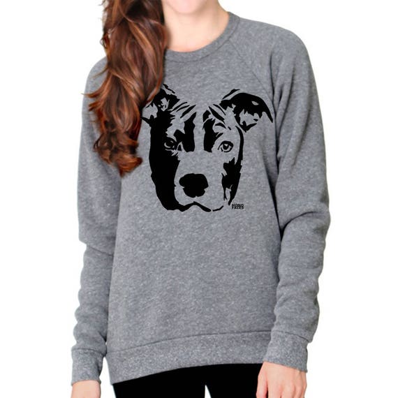 Pit Bull Sweatshirt Pitbull Sweater Dog Lovers Gift
