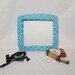 11x11 Blue/Green Q-Snap cover / Q-Snap garter / Q-Snap Huggie / Grime guard / Grime garter / Hoop Cover