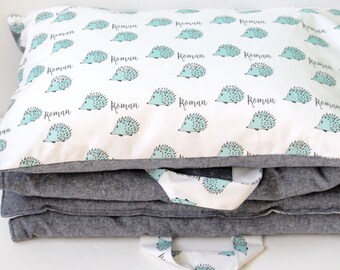 Personalized Nap mat - Preschool Nap mat -Toddler Nap mat With Name - Nap-mat For boys - Daycare Napmat - Sleeping Bag - Napmat with Pillow