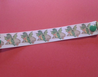 Dragon Ribbon pacifier clip