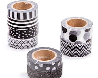 Assorted Washi Tape BLACK