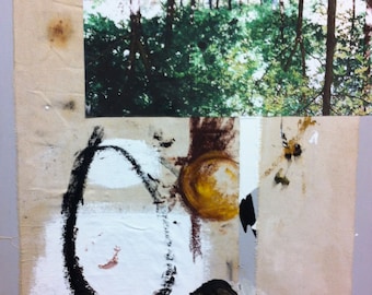 Mixed Media Abstract Painting