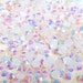 500 pcs 3mm 4mm Flatback AB white Acrylic Rhinestones 500 pieces Non-Hotfix, Loose, Nail Art, Decoden