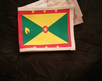 Cotton Printed flag wallet