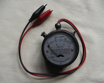 A nice old vintage Wates volt-amp test meter for radio television engineers or auto testing