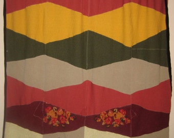 Wool Sweater Blanket - Recycled Wool Sweaters - Autumn - by FeltSassy
