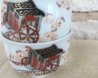 Antique Japanese Rice Bowls