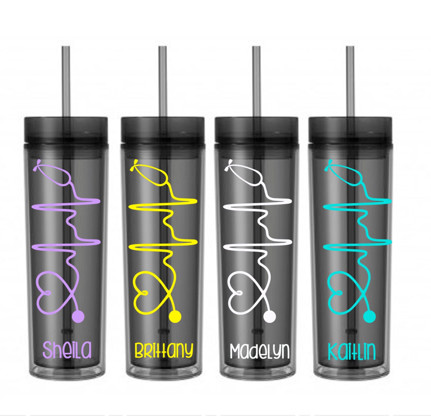 Nurse gift tumbler Nurse Gift Personalized Cup Heart nurse