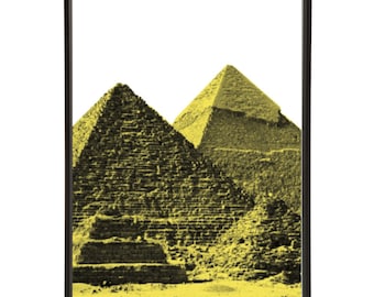 Ancient Egypt Pyramids of Giza Pop Art Print