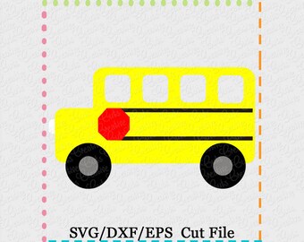 School Bus SVG Cutting File, school svg, bus svg, school bus cut file, bus svg cut file,