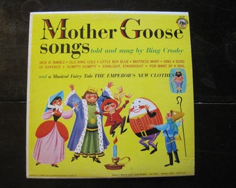 Vintage Record-Mother Goose Songs Told and Sung by Bing Crosby-1977
