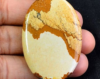 Handmade Picture Jasper, Jewelry Making Picture Jasper Gemstone, Natural Rock Cabochon, 84 Ct Wholesale Loose Healing Gemstone