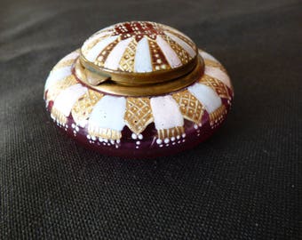 French lady's miniature trinket pot