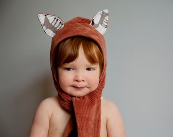 Animal Hooded Scarf - PDF PATTERN - Sizes Infant to Adult