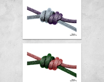 Double Fisherman's Knot Print