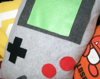 Nintendo Game Boy Pillow in Gray