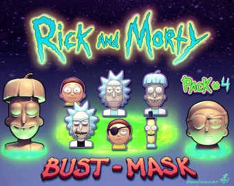 Rick and Morty 3dprint pack4
