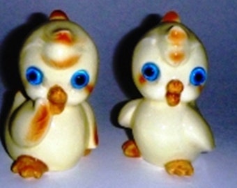 Vintage Duckie Salt And Pepper Shakers