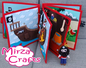 PATTERN & TUTORIAL - Quiet book Pirate