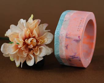 resin bangle, resin bracelet, italian jewelry, handmade in italy