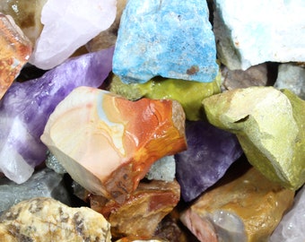 1 LB ROUGH TUMBLING Rocks from Madagascar-Bulk Wholesale Rough Rocks-Bulk Crystals-Tumble Polish Mix-Decorative Stones-Lapidary-Bulk 10LBS