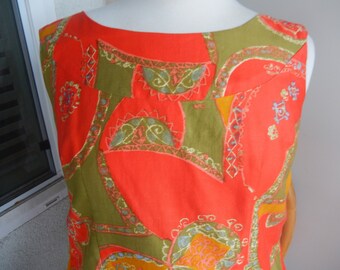 HoAloha Vintage Muu Muu Dress - Vintage - Measurements Below