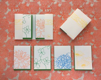 Blossom - eight letterpress note cards