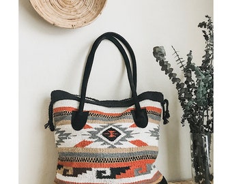 Boho Canyon Tote / Boho Bag / Southwestern Bag/ Aztec Bag/ Tribal Purse/ Travel Bag/ Weekender Bag