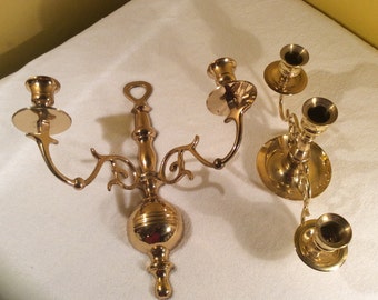 Baldwin Brass Candlestick Holders - Set of 2