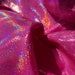 Holographic Mirror Dot on Nylon Spandex (Shiny) (4 Way Stretch)(Per Yard). Style: H-2491