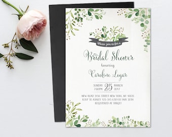 Unique Bridal Shower Invitations Etsy