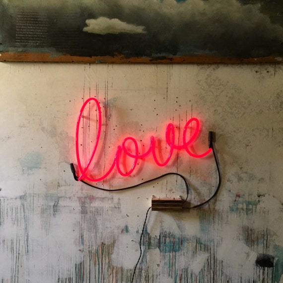 Love Neon Sign, Ready-made